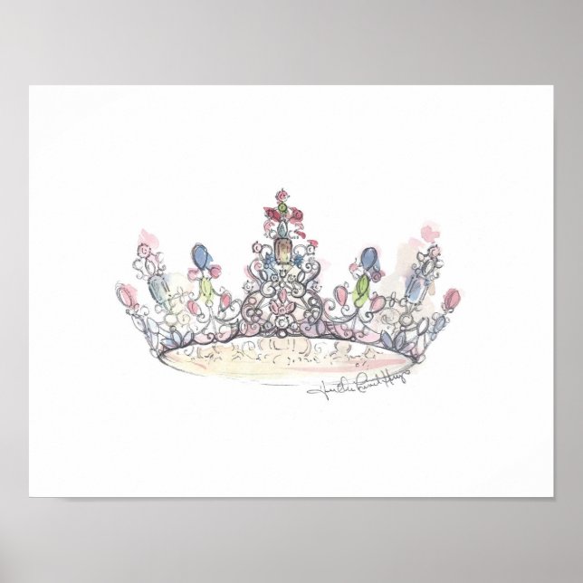 Poster Jewel Crown por Heather French Henry (Frente)