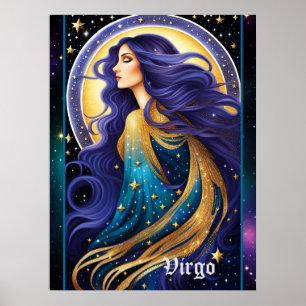 Poster Jewel Galaxy Zodiac Virgo