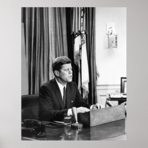 Poster JFK endereça a nação