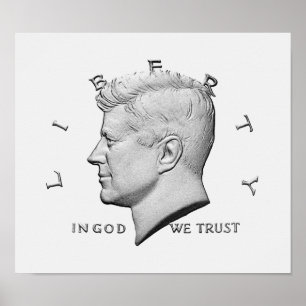 Póster JFK - In God We Trust