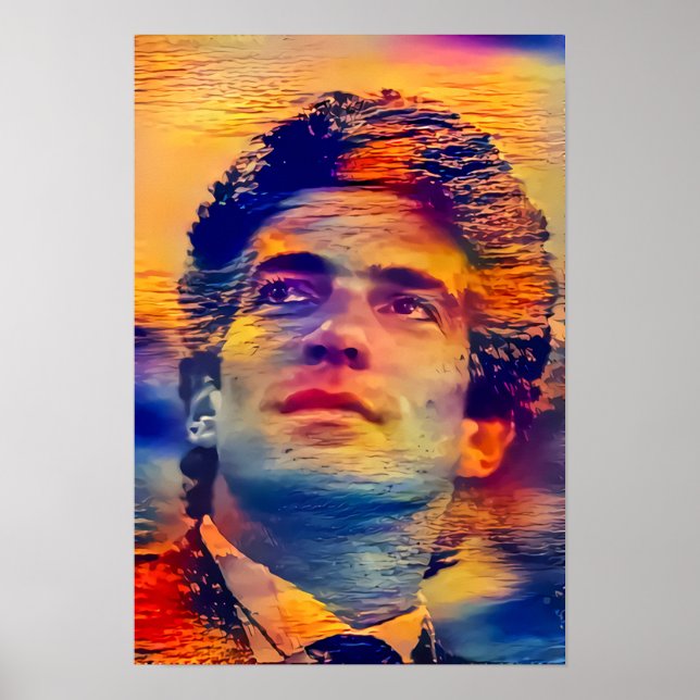 Poster JFK Jr - Ilha Sunset - (Frente)