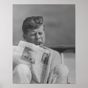 Poster JFK que relaxa fora