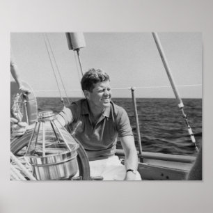 Póster JFK Velejando em Férias