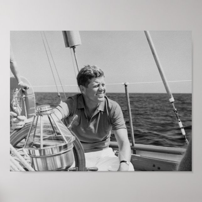 Póster JFK Velejando em Férias (Frente)