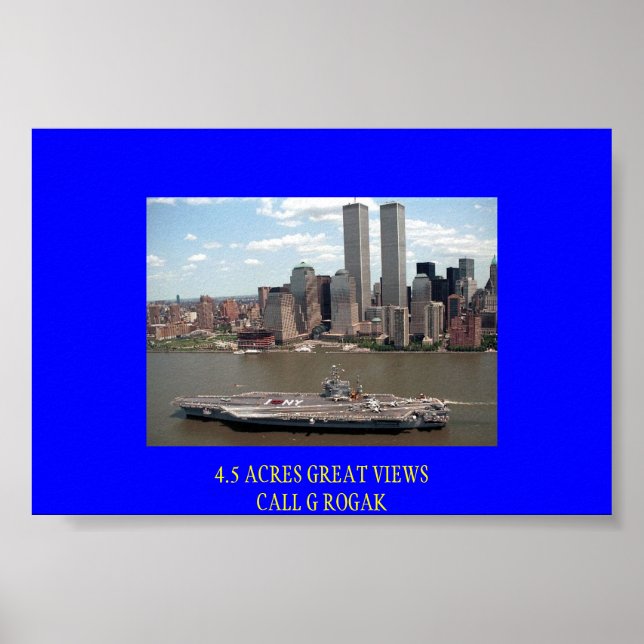 PÓSTER JFK VISITA A GRANDE MAÇÃ (Frente)