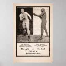 Jim Jeffries vs Jack Johnson Promoção 1910