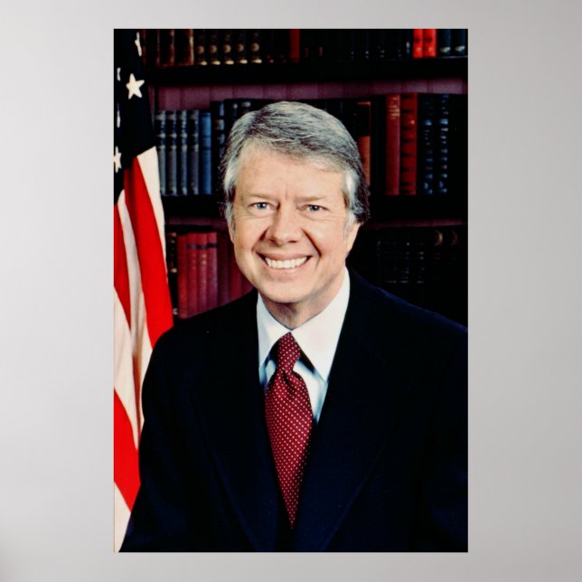 Póster Jimmy Carter presidente dos EUA (Frente)