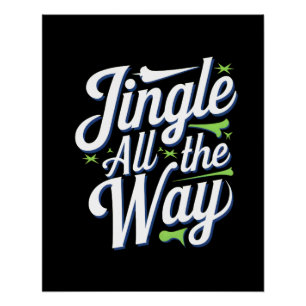 Póster Jingle All Way Digital Art Design