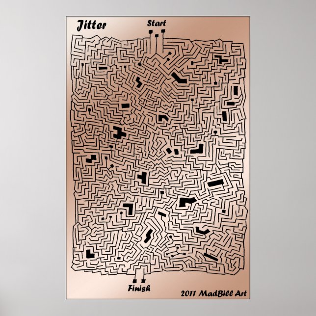 Póster Jitter Maze (Frente)