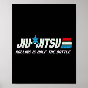 Poster Jiu-jisu Bjj Mma Karate Artes Marciais
