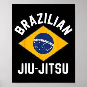 Poster Jiu Jitsu BJJ Artes Marciais Mistas MMA Combate