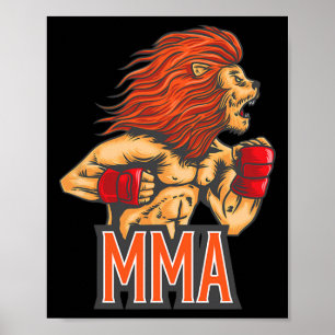 Poster Jiu-jitsu, Boxe, Kickboxing e Mma S