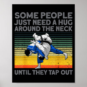 Poster Jiu Jitsu Design Para Homens Mulheres Crianças Bjj