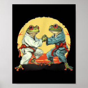 Poster Jiu-Jitsu Kickboxing Judo Sapo MMA Artes Marciais