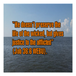 Póster Jó 36:6 WEBU