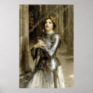 Poster Joan of Arc By Charles Amable Lenoir