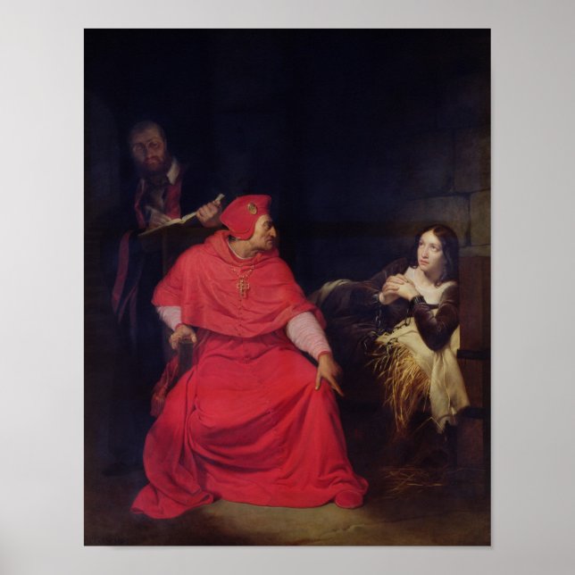 Poster Joan of Arc e o Cardeal de Winchester (Frente)