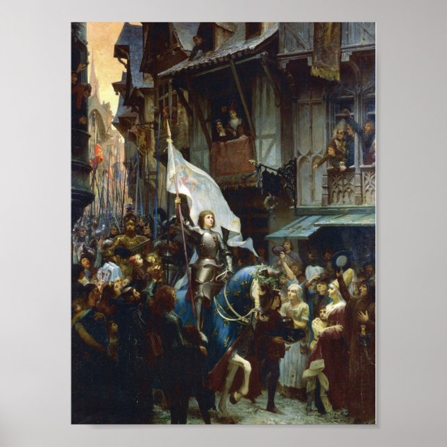 Poster Joan of Arc entra em Orléans (Frente)