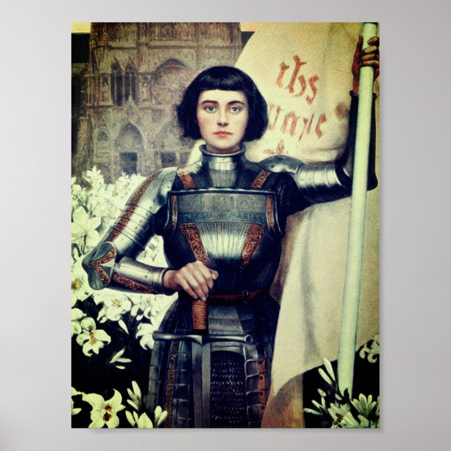 Poster Joan of Arc (ilustração Albert Lynch) (Frente)