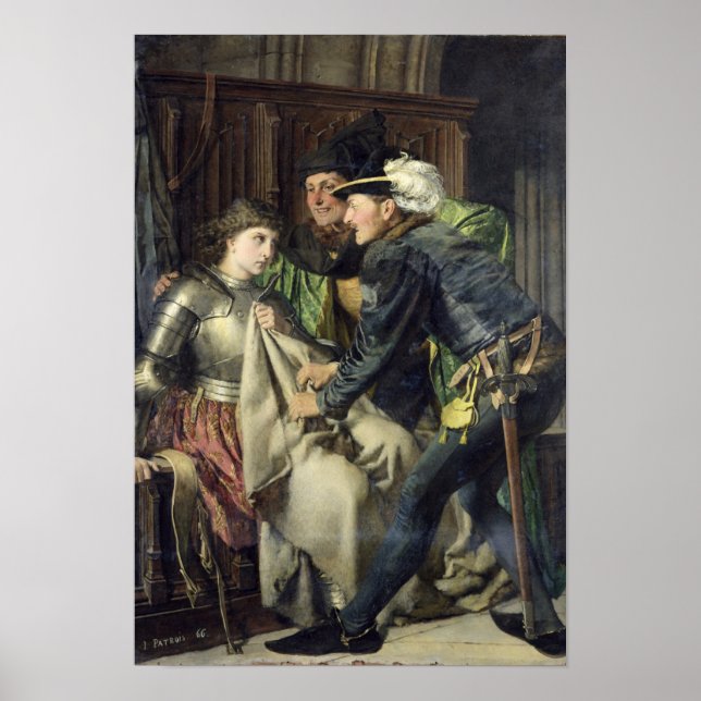 Poster Joan of Arc Insulted in Prrison, 1866 (Frente)