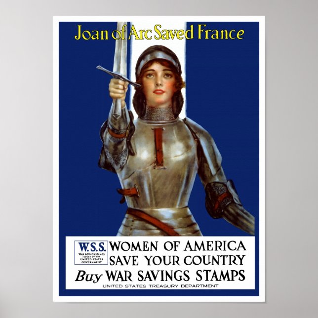 Poster Joan of Arc Saved France (Frente)