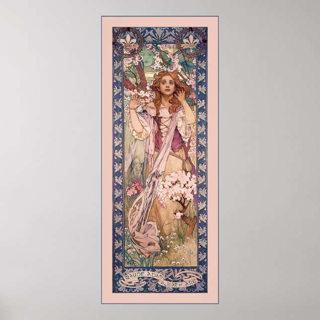 Póster Joana d'Arc ~ Alphonse Mucha (Frente)