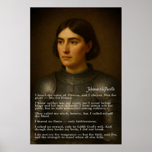 Poster Joana d'Arc - O Testamento da Maid