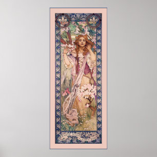 Póster Joana do ~ Alphonse Mucha do arco