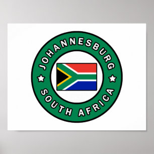 Póster Joanesburgo África do Sul