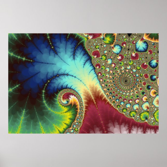 Poster Joanie 50 Fractal Art (Frente)