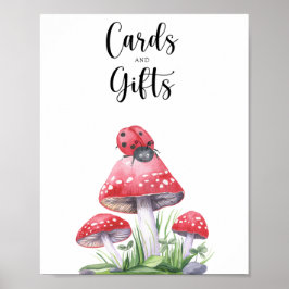 Poster Joaninha - cartões e presentes chá de bebê