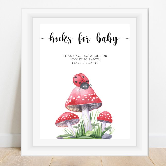 Poster Joaninha de água - livros para bebê (Criador carregado)