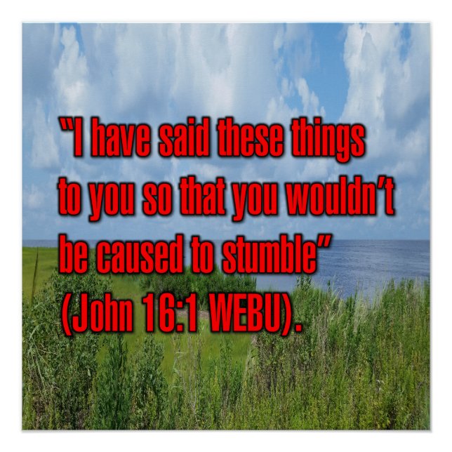 Póster João 16:1 WEBU (Frente)