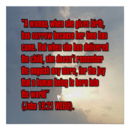 Póster João 16:21 WEBU