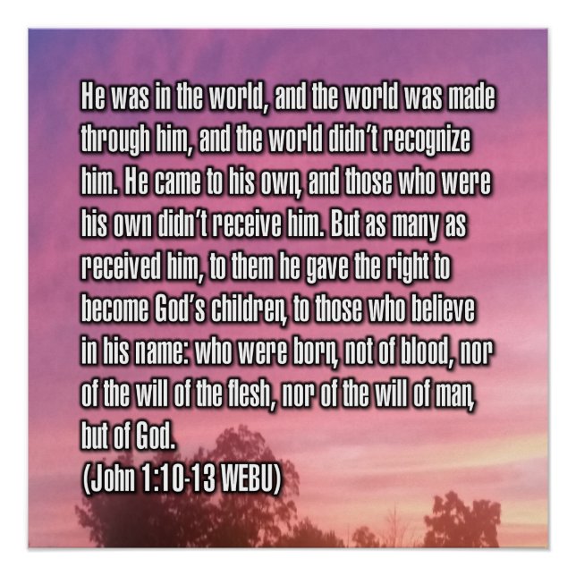 Póster João 1:10-13 WEBU (Frente)