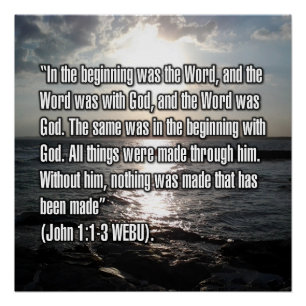 Póster João 1:1-3 WEBU