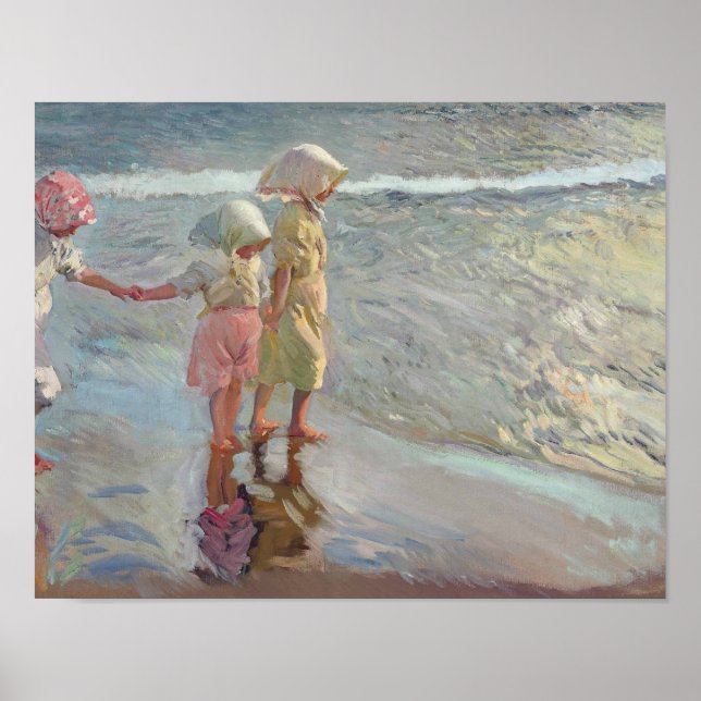 Póster Joaquin Sorolla - As Três Irmãs (Frente)