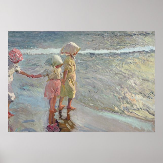 Póster Joaquin Sorolla - As Três Irmãs (Frente)