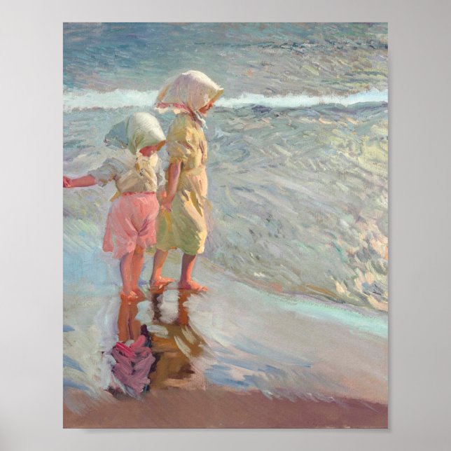 Poster Joaquin Sorolla - As Três Irmãs (Frente)