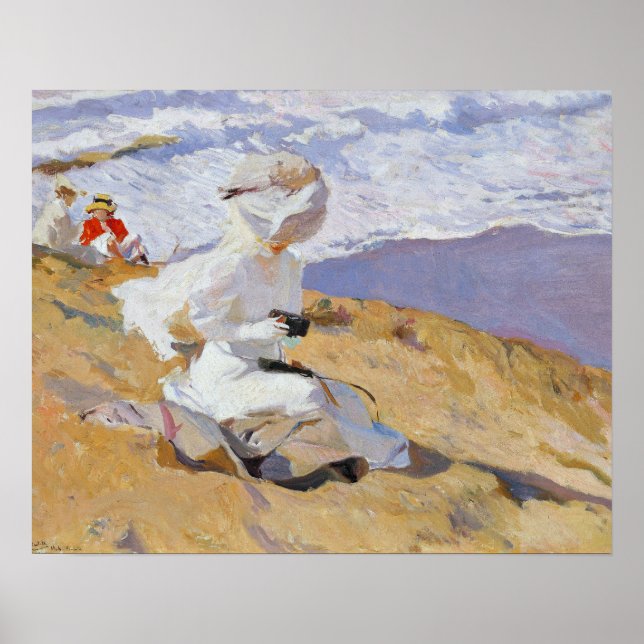 Poster Joaquin Sorolla - Capturando o Momento (Frente)