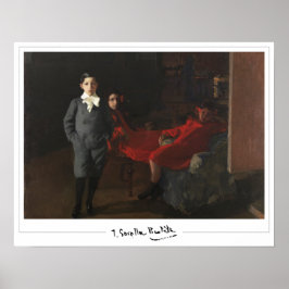 Poster Joaquín Sorolla Cartaz de Arte Zedign #34