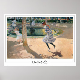 Poster Joaquín Sorolla Cartaz de Arte Zedign #6