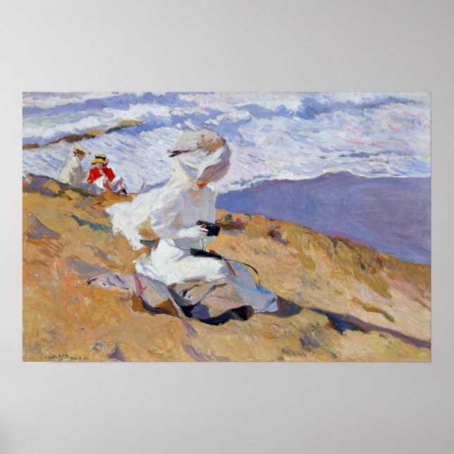 Poster Joaquín Sorolla y Bastida Capturando o Momento (Frente)