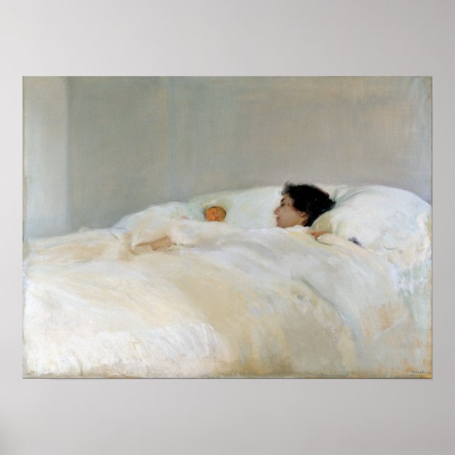 Poster Joaquín Sorolla y Bastida Mãe (Frente)