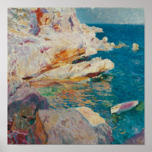 Poster Joaquin Sorolla Y Bastida - Rochas Em Javea.