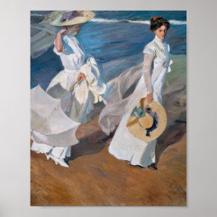 Poster Joaquin Sorolla Y Bastida - Rolamento do Mar
