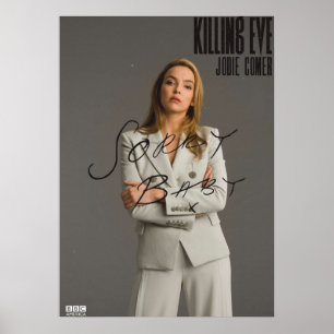Poster Jodie Comer em Killing Eve Character