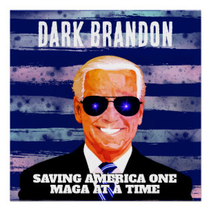 Póster Joe Biden como Dark Brandon