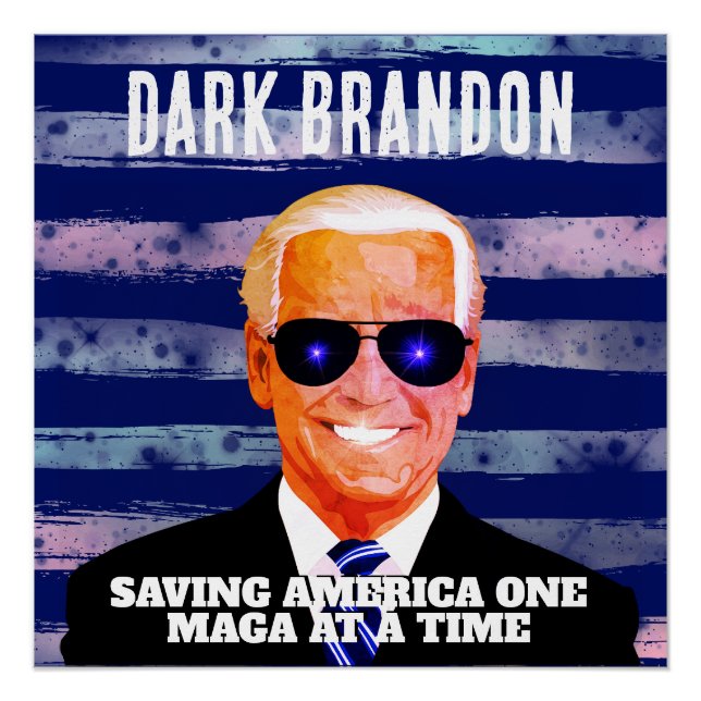 Póster Joe Biden como Dark Brandon (Frente)