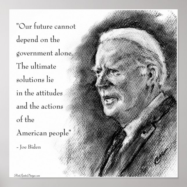 Poster Joe Biden & Cote (Frente)